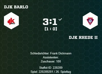 3 big Points ggn. DJK Rhede II