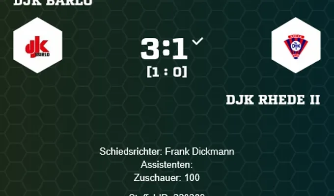 3 big Points ggn. DJK Rhede II