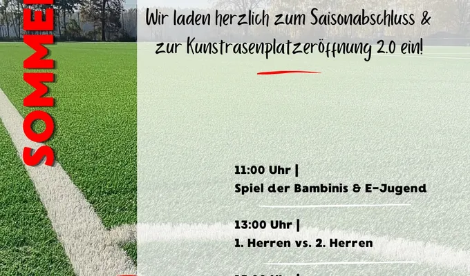 14.06. ab 11 Uhr: Saisonabschluss mit WM-Übertragung🖤❤️💛
