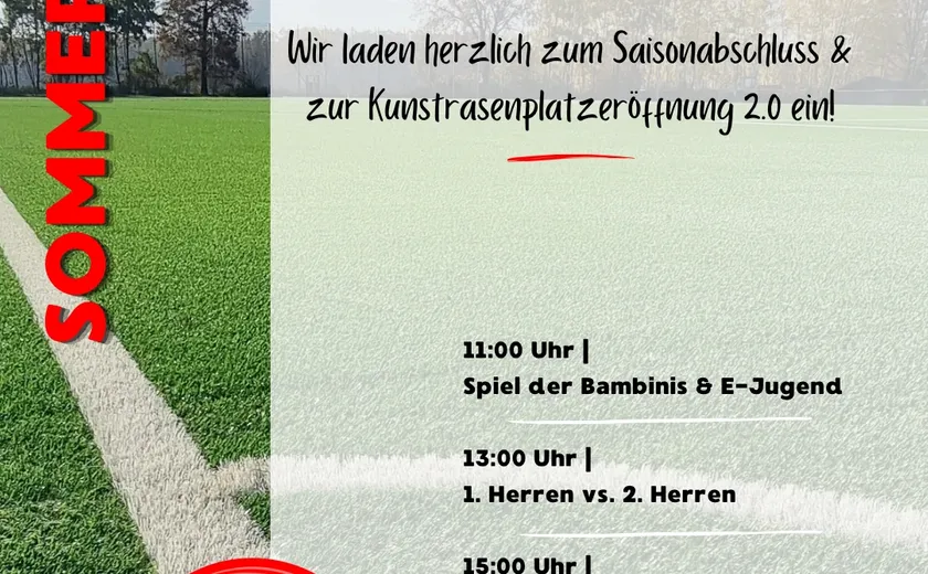 14.06. ab 11 Uhr: Saisonabschluss mit WM-Übertragung🖤❤️💛