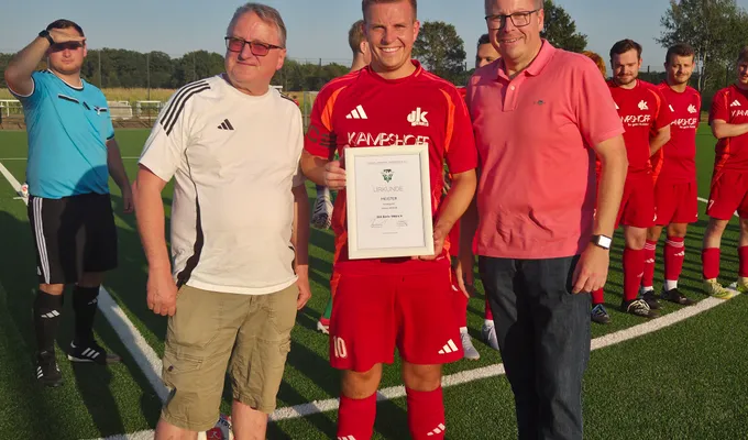 Ehrung und Saisonauftakt in die Kreisliga A