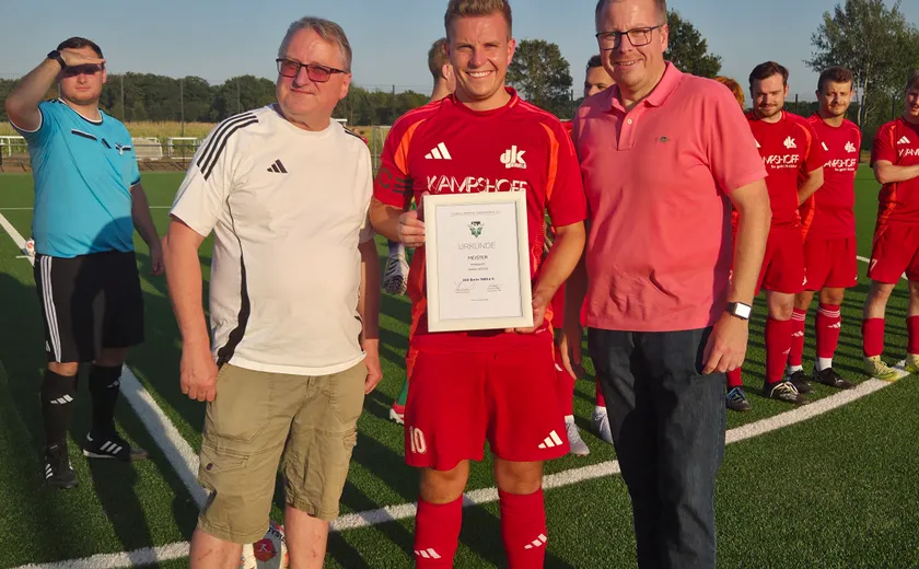 Ehrung und Siasonauftakt in die Kreisliga A
